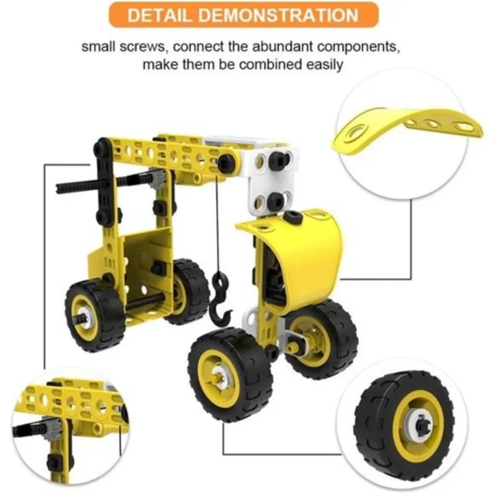 Building Toys for 6+ Years Old Boys and Girls - 8in1‎  Engineering Building Toy